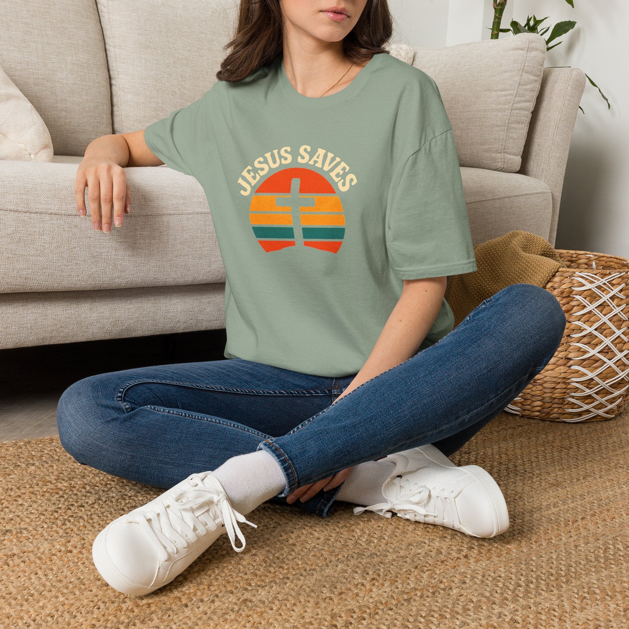 Jesus Saves Logo T-Shirt