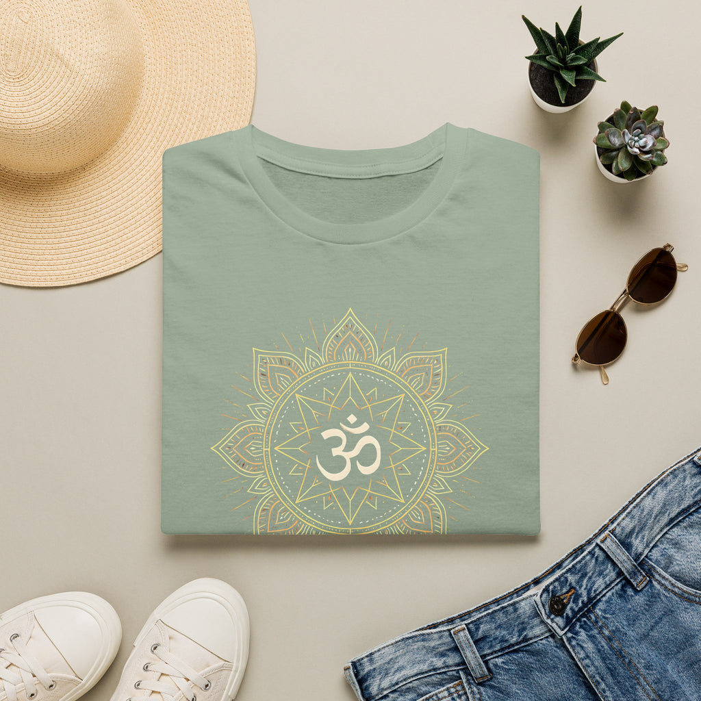 Golden Om Mandala T-Shirt
