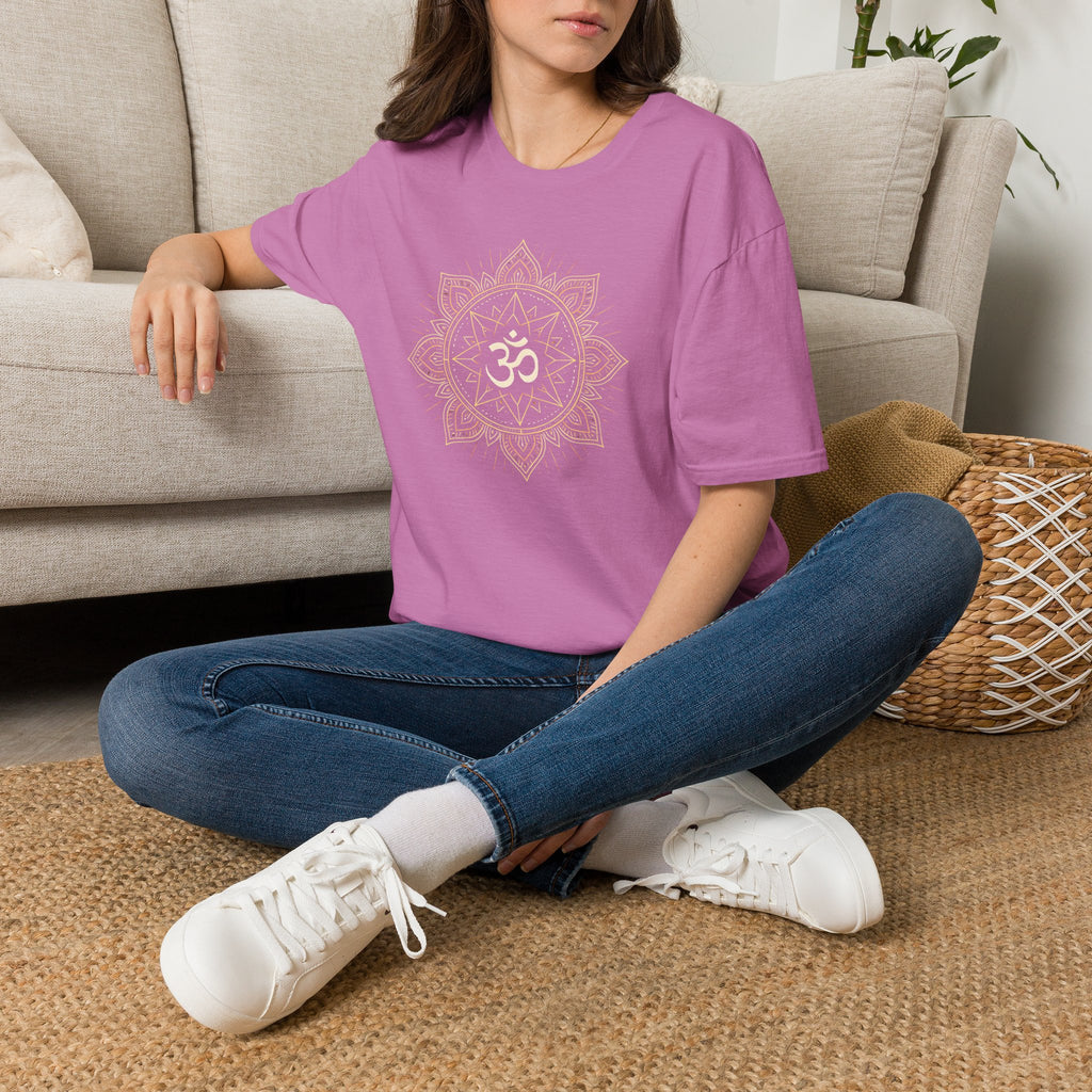 Golden Om Mandala T-Shirt