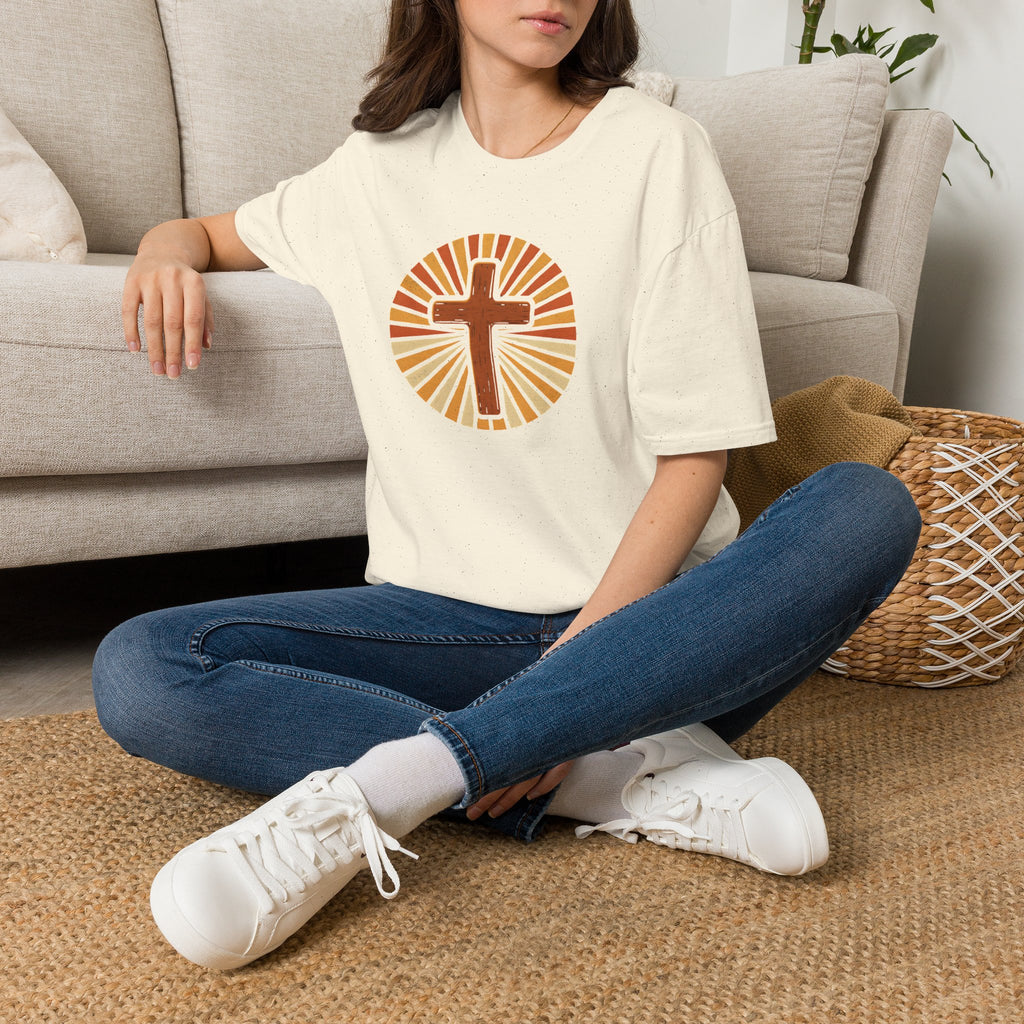 Cross with Sunburst Rays T-Shirt