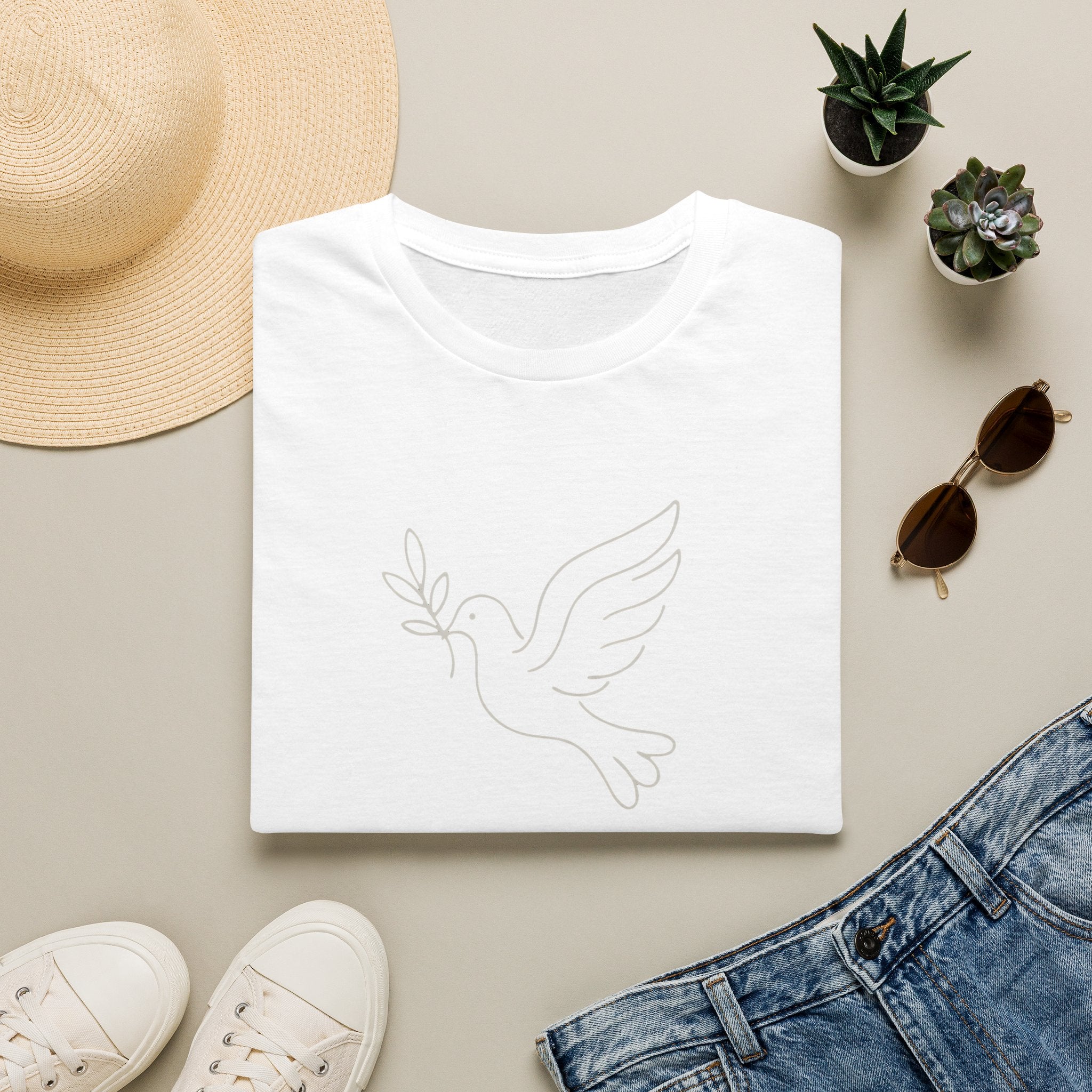 Dove with olive branch T-Shirt
