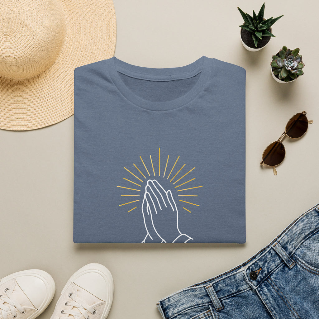 Praying Hands Illustration T-Shirt